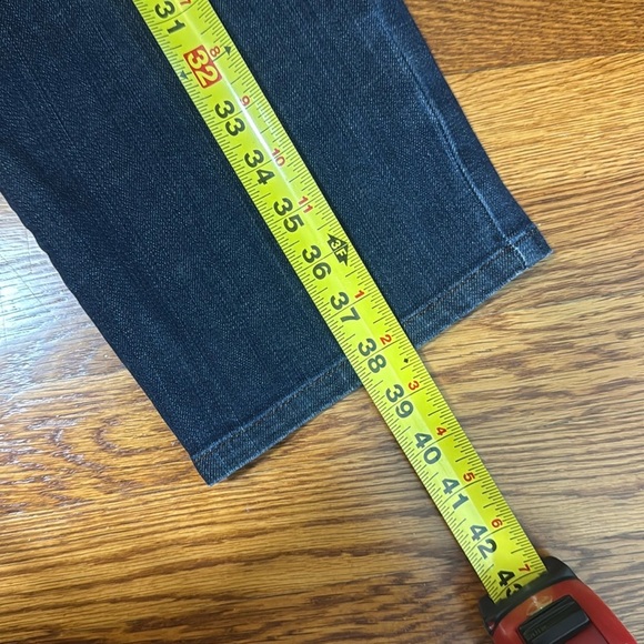 Eileen Fisher Straight Leg Stretchy Cotton Jeans Size Large - Picture 8 of 12